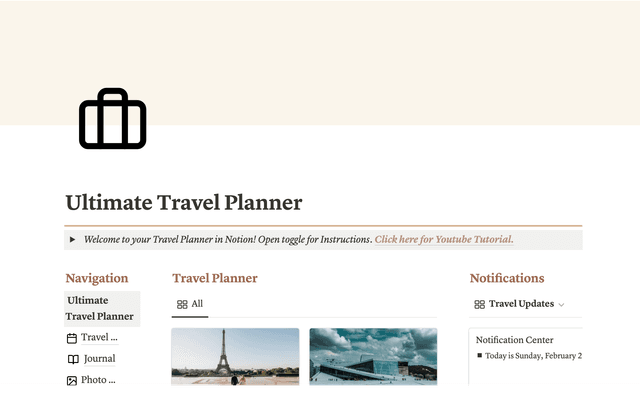 Ultimate Travel Planner